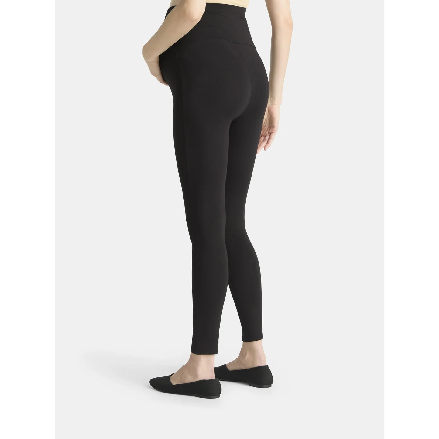Maternity High Waisted Leggings Yoga Stretchy Pants For Women's