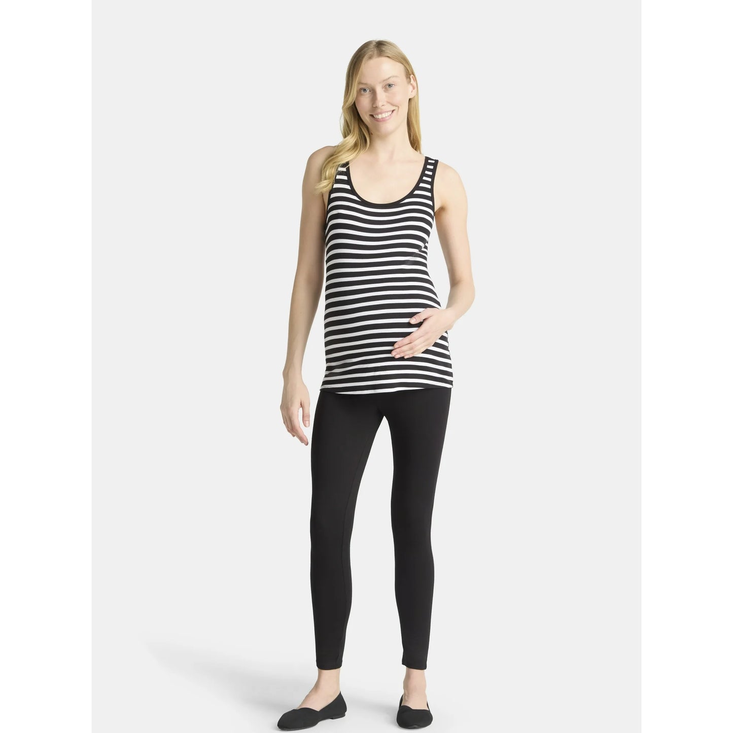 Maternity High Waisted Leggings Yoga Stretchy Pants For Women's