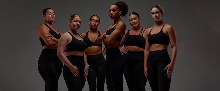 Women's performance leggings below.