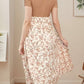 Elegant Floral Maternity & Nursing Dress