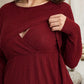 Elegant Maternity & Nursing Dress