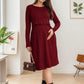 Elegant Maternity & Nursing Dress