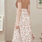 Elegant Floral Maternity & Nursing Dress